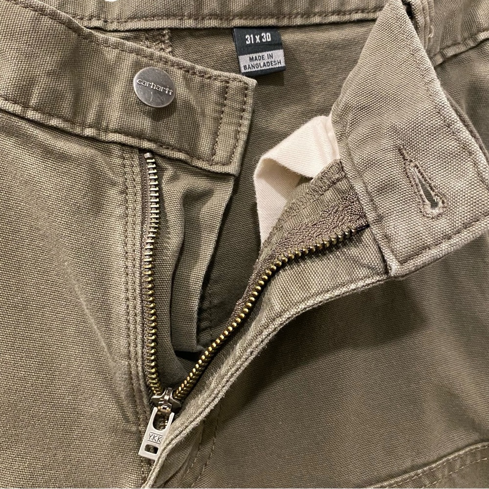 Carhartt Rugged Flex Relaxed Fit Canvas Double-Front Utility Work Pant 30x31 - Picture 6 of 17